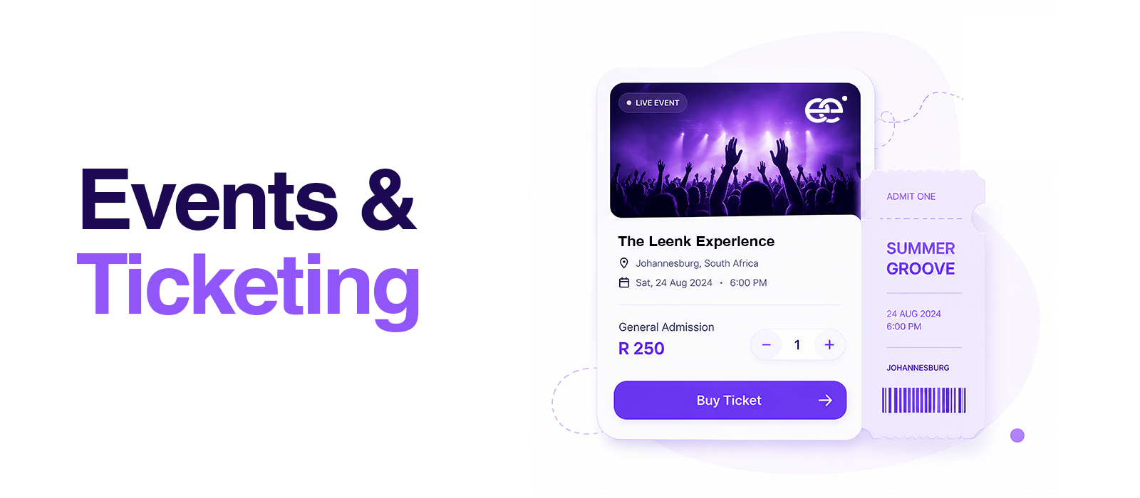 Events and Ticketing